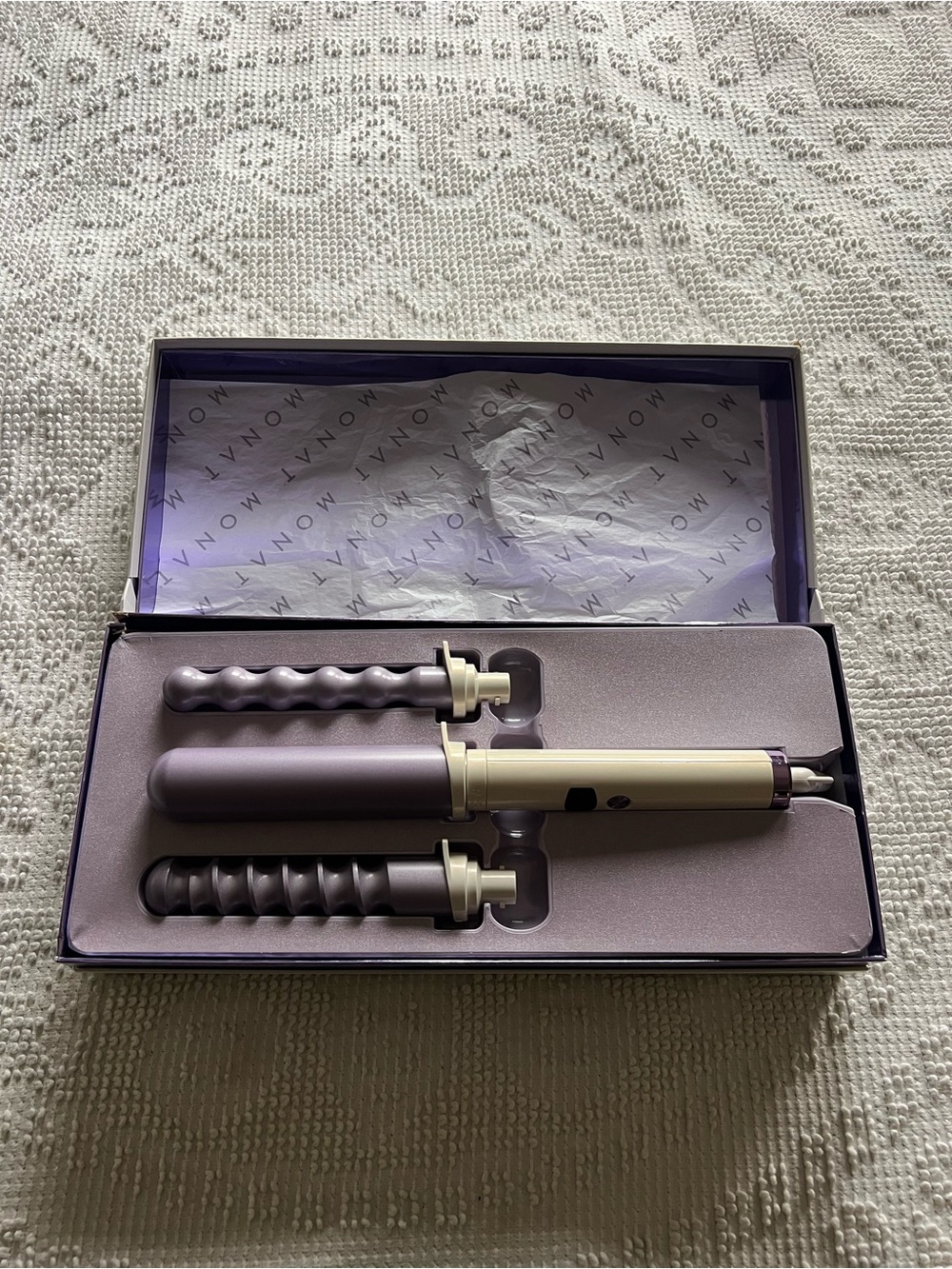 MONAT 3-in-1 Interchangeable Curling Wand Set